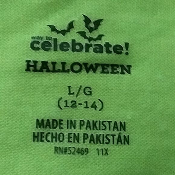 Halloween MOMSTER Tee-Shirt Slime (lime) green Women's size 12-14 - Picture 3 of 5